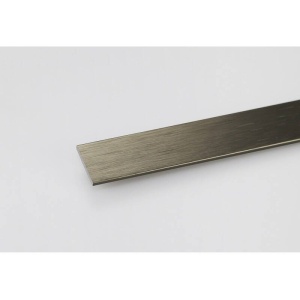 Profil platband aluminiu 30x2mm 1m titan periat