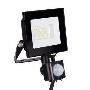 Proiector LED, senzor miscare, 20 W, 1900 lm, lumina rece, 126.5 x 71 x 145 mm, Negru, Novelite - Img 2