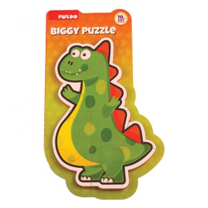 PUZZLE DIN SPUMA EVA, MAXI CU 10 PIESE, VERDE, PUEDO - Img 1
