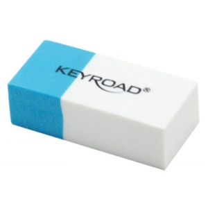 Radiera dreptunghiulara, pix, creion si cerneala, guma de sters, 39 x 17 x 12 mm