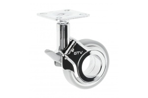 Rotila cu frana pentru Mobilier GTV diametru 60 mm, gri – Mobilitate si Eleganta