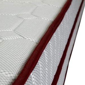 Saltea ortopedica cu arcuri, Roza Super Lux Ortopedic 90x200x25cm, fermitate mediu spre tare, plasa de arcuri Bonell, reversibila, banda de aerisire spaceair, greutate maxima sustinuta 100 kg utilizator, Salt Confort - Img 3
