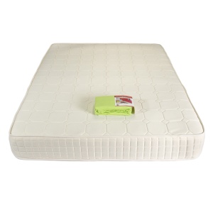Saltea ortopedica, tip relaxa, Dafin Lux Ortopedic, 140x190x21cm, fermitate medie, cu plasa de arcuri tip Bonell, fata vara-iarna, sistem de aerisire cu butoni, Salt Confort