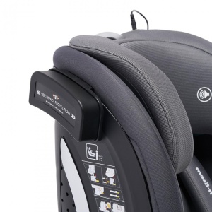 Scaun auto I-size U-Grow Goldfix Plus, isofix, 76-150 cm (9-36 kg), boxa bluetooth, gri - Img 10