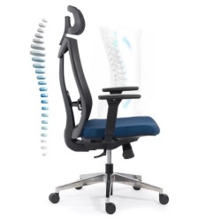 Scaun birou ergonomic multifunctional SYYT 9501, mesh, sezut reglabil, brate ajustabile 3D, 120 kg - Img 3