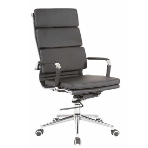 Scaun directorial OFF 808, piele ecologica, mecanism de balans, baza metalica, rotativ, inaltime ajustabila, 110 kg - Img 2