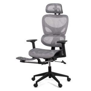 Scaun ergonomic multifunctional SYYT 9508, mesh, suport lombar, tetiera, spatar si brate reglabile, suport picioare, 120 kg - Img 2
