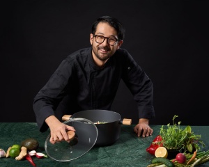 SEMIOALA ALUMINIU + CAPAC 28X14 CM, 7.8 L, RIKITO WATANABE, COOKING BY HEINNER - Img 8