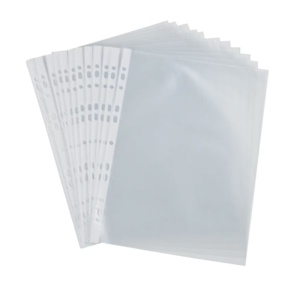Set 100 bucati folie protectie, documente A4, transparenta