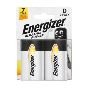 Set 2 baterii, D, LR20, 1.5V, Energizer Alkaline