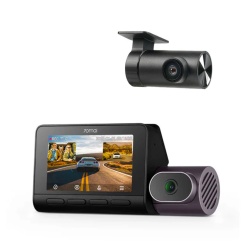 Set 2 camere 70mai Dash Cam 4K T800 cu 3 obiective (fata 4K, interior 1080P) + spate RC24 Full HD, GPS, HDR, ADAS, 128G