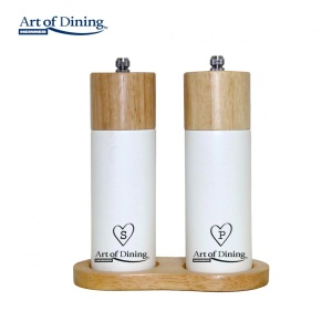 SET 2 RASNITE SARE & PIPER 16 CM+SUPORT, MODERN, ART OF DINING BY HEINNER - Img 1
