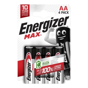 Set 4 baterii, AA, LR6, 1.5V, Energizer Max