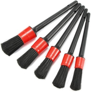 Set 5 pensule, detailing auto, interior / exterior, marimi si grosimi diferite