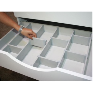 Set accesorii organizator sertar alb - Img 2