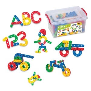 SET CONSTR. PUZZLE CLICK CLICK, 96 PCS - Img 1