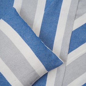 SET CUVERTURA PAT KS 200X220CM ZIA BLUE - Img 2