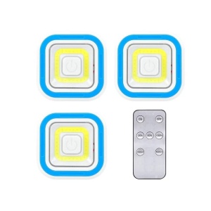 Set de 3 lampi LED de noapte cu telecomanda - Img 1