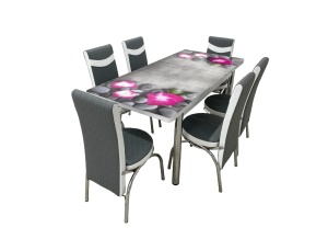Set masa extensibila cu 6 scaune 798 - design eleganta si functionalitate - Img 2