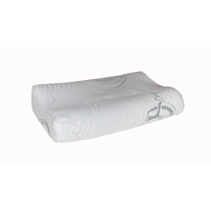 Set Saltea cu spuma, Venus Eco Memory 180x200x17cm, cu spuma poliuretanica, memory foam 2 cm, fermitate mediu spre tare, Saltsib plus 2 perne ortopedice memory SB 52x32 cm, husa lavabila la 40 C - Img 2