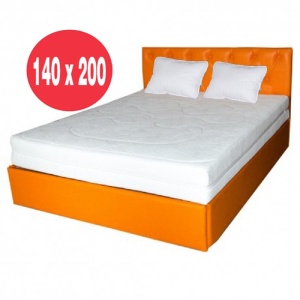 Set Saltea ortopedica, Ulise Standard Spring Comfort 140x200x30cm, cu plasa de arcuri Bonell, husa detasabila tricot, hipoalergenica, fermitate tare, Saltsib plus 2 perne matlasate, microfibra, 50x70cm - Img 2