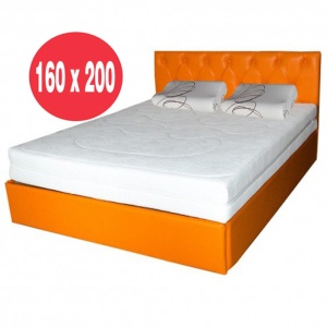 Set Saltea ortopedica, Ulise Standard Spring Comfort 160x200x30cm, cu plasa de arcuri Bonell, husa detasabila tricot, hipoalergenica, fermitate tare, Saltsib plus 2 perne ortopedice memory, 52x32 cm - Img 2