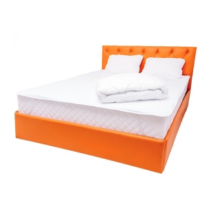 Set Saltea ortopedica Uranus Standard Spring Comfort 160x200x26cm plasa arcuri Bonell, fermitate mediu-tare, Saltsib, 2 perne matlasate, 50x70cm, protectie microfibra, cu elastice pe colturi, pilota vara, lavabila la 95 C, 180x200cm - Img 3