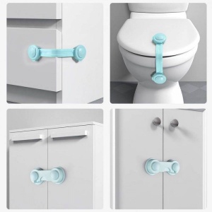 Set sigurante pentru copii: Blocator usi si sertare - protectie si liniste - Img 3