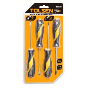 Set Tolsen de 4 surubelnite cu varf magnetic CR-V - Img 3