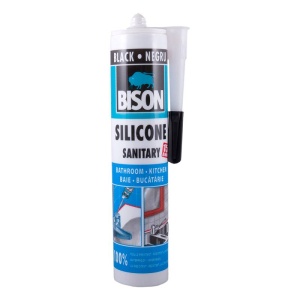 Silicon sanitar Bison negru 280ml