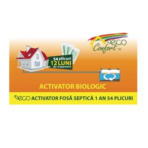 Solutie activator fosa septica Eco Confort 54x25g