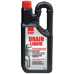Solutie lichida pentru desfundat tevi Sano Drain 1L
