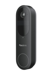 SONERIE VIDEO REOLINK D340B "Resolution:2048*2048 (4MP) @15FPS Field of View：150°（H）x150°（V）x 180°（D） Audio:Two way Talk PIR Detection 7000mAh WiFi:2.4GHz/5GHz Auto reply Storage:Micro SD Card Slot (up to 256GB) Waterproof:IP65" "Smart 2K Dual-Band - Img 3