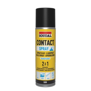 Spray adeziv contact 2in1 Soudal 300ml