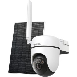 Tapo Solar-Powered Pan/Tilt 4G LTE Security Camera Kit, Senzor CMOS cu scanare progresivă de 1/2,8", LED IR 850 nm, Câmp vizual: 100,6° (diagonală), 84,4° (orizontală), 44,3° (verticală), 2K 3MP (2304 × 1296 px), frame rate 15/20 fps