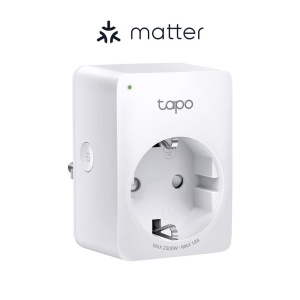 TP-LINK TAPO P100M Mini priză Wi-Fi smart, compatibilă cu Matter, WIFI Protocol: IEEE 802.11b/g/n, Bluetooth, 2.4Ghz, Dimensiuni: 72 × 51 × 40 mm, Cerinte de alimentare: 100-240V~, Incarcare maxima: 2,300W, 10A. - Img 1