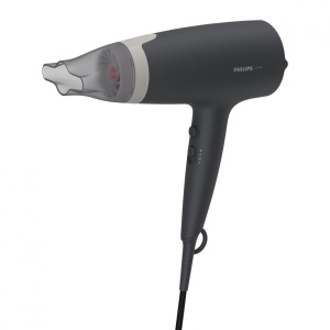 Uscator de par Philips BHD351/10, 2100W, Accesoriu Thermo Protect, Ingrijire cu ioni, 6 setari de viteza/temperatura, Cap de coafare 14 mm, Gri, L x A x I (mm) 90x295x215 - Img 2