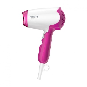 Uscator de par PHILIPS SalonDry Compact BHD003/00 ,1400 W, Pliabil, Alb/Roz, L x A x I (mm) 77x114x220 - Img 2