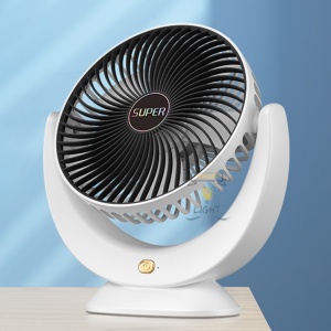 Ventilator portabil 5W, incarcare USB-C, 3 viteze, unghi reglabil - Img 2