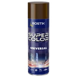 Vopsea spray, maro inchis, RAL 8011, interior / exterior, 400 ml, Bostik
