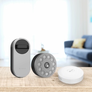 Yala Smart Lock Ezviz CS-DL01S/DL01CP/A3-BK; Conexiune:Bluetooth ( sepoate bloca/debloca din Ezviz APP);Prin conectarea la gateway-ul de acasă A3, DL01S poate debloca de la distanță (Zigbee Connection);Alimentare: 4AA Baterii Alcaline; Temperatura si - Img 3