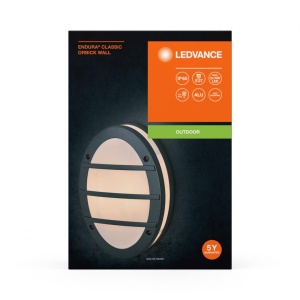 Aplica pentru exterior Ledvance ENDURA Orbick, 2xE27, max. 2x15W LED, IP65, 200x95x290 mm, aluminiu/policarbonat, forma ovala, Gri inchis - Img 2