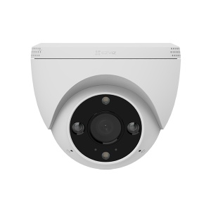 Camera de supraveghere IP Turret 2K Ezviz H4 2K, lentila fixa 2.8mm, senzor 1/2.7" Progressive Scan CMOS, IR 30m, slot card de memorie: microSD maxim 512GB, WI-FI: IEEE802.11b, 802.11g, 802.11n, frecventa: 2.4 GHz ~ 2.4835 GHz, alarma la evenimente: