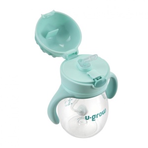 Cana cu pai si manere, tritan 330 ml, U-Grow - Img 2
