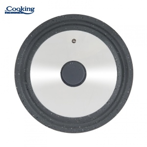 CAPAC STICLA CU MARGINE DIN SILICON AJUSTABILA PE 3 DIMENSIUNI 28/30/32 CM, COOKING BY HEINNER - Img 6