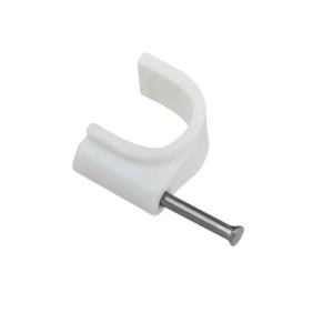 Clema cablu FI 12 alb set 50