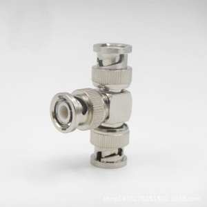 Conector BNC TATA la 2 X conector BNC TATA, LN-CTB03B, pachet 10 bucati - Img 2