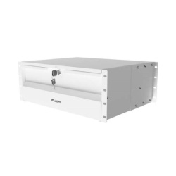 Drawer Lanberg 19", RAL color RAL7035, maximum load 90 kg, Range of adjustment 360 - 610 mm