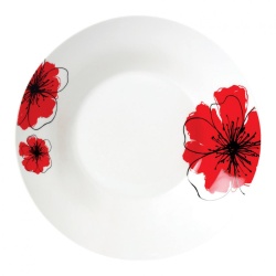 FARFURIE ADANCA PORTELAN 20 CM, RED FLOWERS,VANORA HOME - Img 2