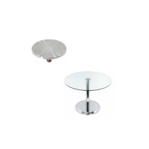 Flansa inox pentru masa de sticla FI 45